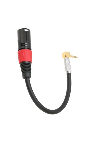 Yaleker L-shape 3.5mm Trs Erkekden Xlr Erkek Audio Kablosu, 24k Altın Kaplama, Gürültü Azaltma, 1m, Bilgisayar/mp3/dvd/tv Uyumlu, Pvc + Metal Malzeme