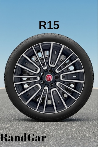 Fiat Egea Urban 15 İnç Jant Kapağı 4 Adet Siyah Gri C119 Rand