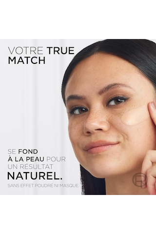 True Match Foundation Mat Föndöten - No 1r1c1k Ivoire R Çok Renkli