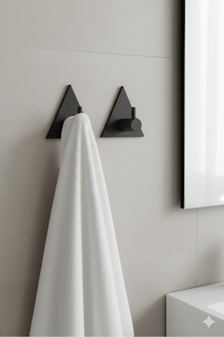 2 Li Askılık Kapı Arkası, Duvara Monte, Dayanıklı Malzeme, Sarı 9 Sarı