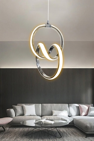 İmza Led Avize - - Kumandalı / Krom Krom