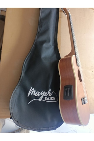 Mayer Lut-29eq Model Concert Boy Elektro Ukulele-kılıf Ve Pena