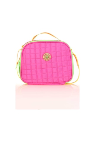 Kaukko Quilted Beslenme Çantası Pink K9046