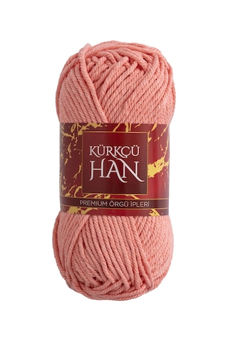 Kürkçü Han Cotton Comfort 100gr Pamuklu Makrome Punch Amigurumi Örgü İpi - Pudra Pembesi