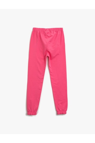 Koton Pamuklu Beli Lastikli Basic Eşofman Altı Pembe 1ykg47486ok
