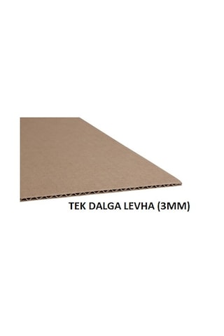 25X30Cm 3Mm 50Adet Oluklu Mukavva Karton - Maket - Hobi Kartonu 25X30Cm 3Mm 20'Li Paket