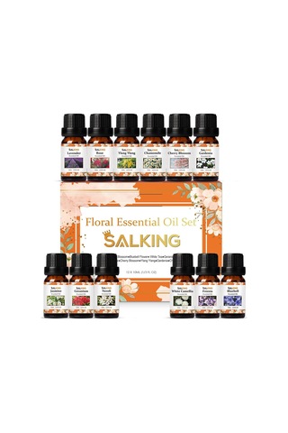 Salking Uçucu Yağ Seti 12x10ml, Koku Yağları
