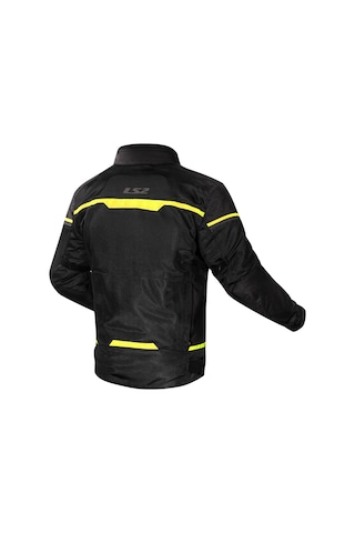 Ls2 Riva Mont Siyah - Neon Sarı