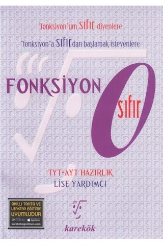 Fonksiyon Sıfır - Karekök Eğitim Yayın Fonksiyon Sıfır - Karekök Eğitim Yayın