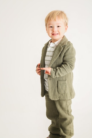 Nanica Kids Erkek Çocuk Müslin Ceket 125710 Zeytin Yeşil