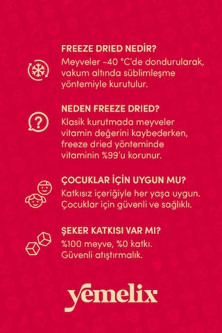 Freeze Dried 5'li Tanışma Paketi Çilek-kavun-muz-şeftali-elma Kuru Meyve Cipsi 75 G