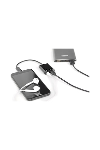 Dıgıtus Usb Type-c Adaptör / Type-c - Usb Type-c + 3,5 Mm Jak
