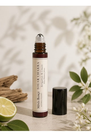 Solar Çakra Roll - %100 Doğal Bergamot & Limon Yağı 10 Ml