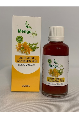 Mengü Şifa Doğal Aloe Veralı Sarı Kantaron Yağı 50 ML Mengü Şifa Doğal Aloe Veralı Sarı Kantaron Yağı 50 ML