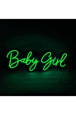 Baby Girl Yazılı Neon Tabela Dekoratif Aydınlatma