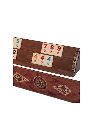 Kardelen 2 - Ahşap Mozaikli Okey Takımı