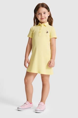 U.S. Polo Assn. Kız Çocuk Açık Sarı Elbise Örme 50325597-vr004 Acık Sarı