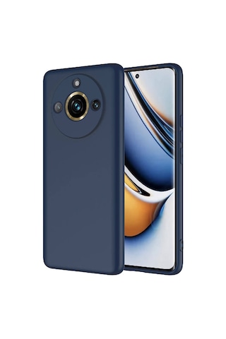 Realme 11 Pro Plus Kılıf Yumuşak Silikon Kamera Korumalı Lansman Pazarplus Siyah