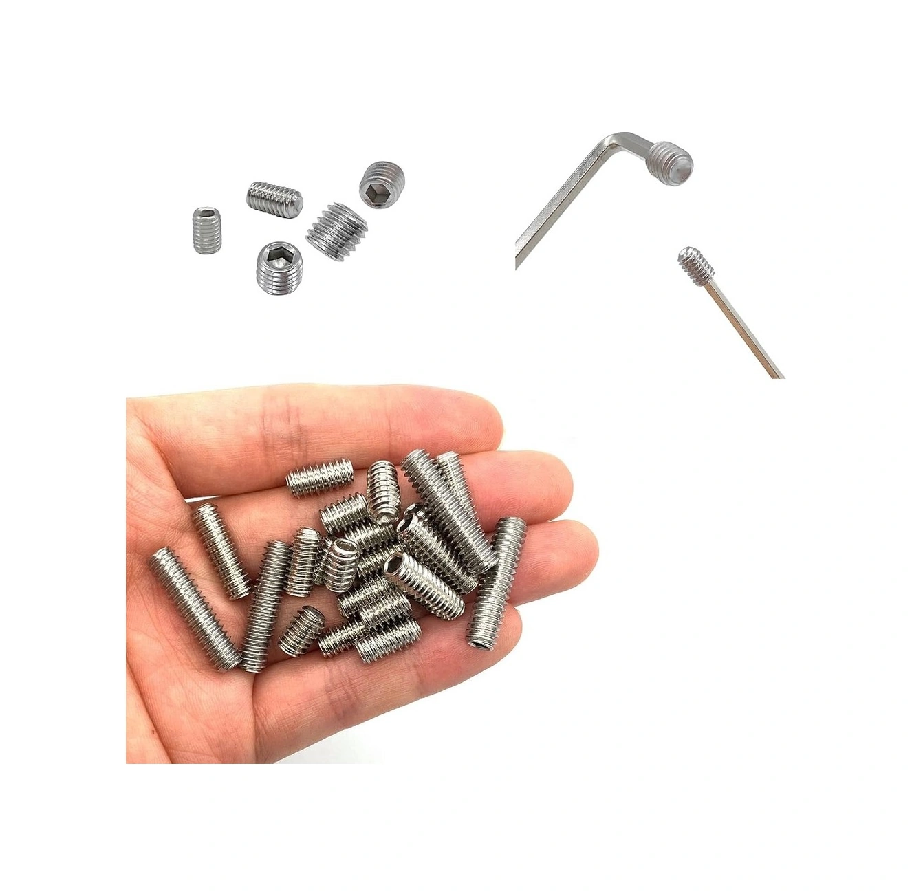 Setskur Civata M8x30 Mm 20 Adet Paslanmaz Çelik İnox Dın 916 A2 Kalite -