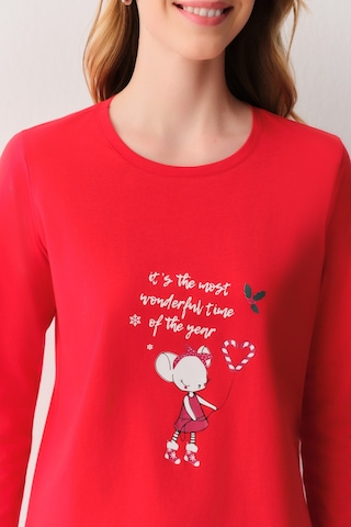 Suwen Lulusu Pijama Takımı Sh26259660a911 Siyah Desenli