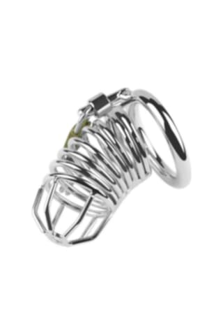 Pembe Tilki Metalik Penis Kilidi 45 MM