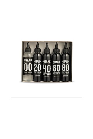 Dynamic Greywash Set 4oz/120ml - 4 4 Oz Gölge Seti + 4 Oz Mixing Solution