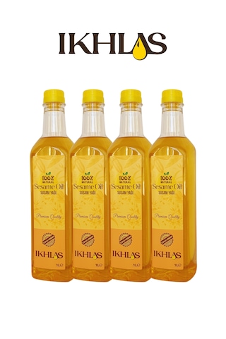 Ikhlas Soğuk Sıkım Susam Yağı 4 x 1 L