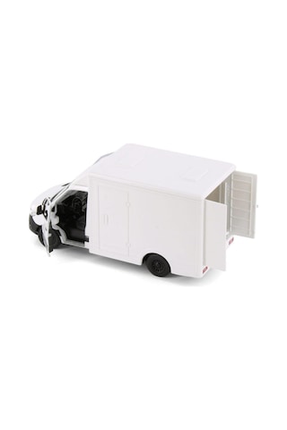 14 Cm Mercedes-benz Sprinter Metal Model Kamyonet - 1:48 Ölçek Çek Bırak Oyuncak Kargo Aracı