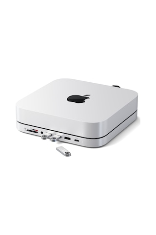 Satechi Mac Mini Stand & Hub Nvme Ssd Gümüş St-gmmshs
