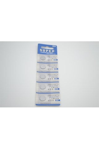 Supex Cr1216 3v Lityum Düğme Pil 5 Adet