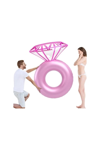 Şişme Yüzen Yüzme Havuzu Şamandıra Elmas Yüzme Simidi Havuz Mat