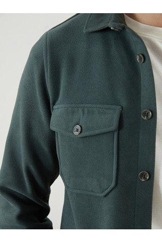 Lcwaıkıkı Classic Haki Slim Fit Uzun Kollu Erkek Gömlek