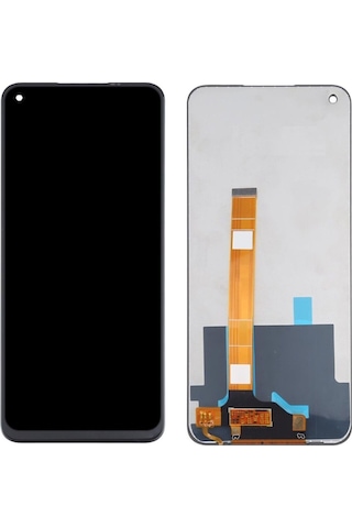 Realme Narzo 30 Pro Uyumlu Lcd Dokunmatik Ekran Çıtasız Siyah 5g