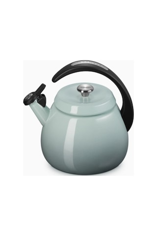 Le Creuset Su Isıtıcısı Çanı 2,1 L, Emaye Karbon Çelik, Şık Ve Dayanıklı Su Isıtıcılar Açık Yeşil 8