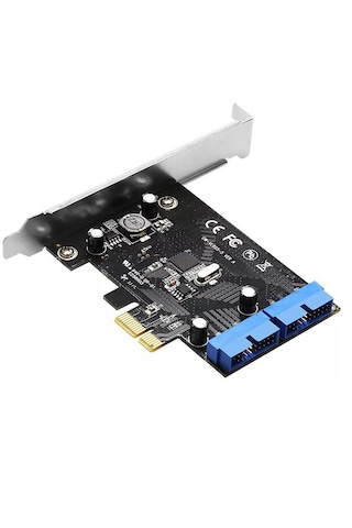 Pci Express Usb 3.0 2 Port 19 20 Pin Çoklayıcı Kart