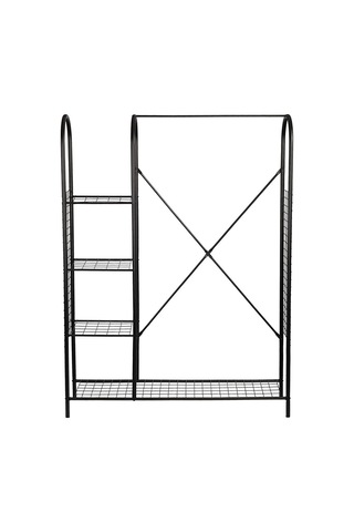 Gardrop Askı Metal Askılık Kıyafet Etek Askısı 5181 Siyah