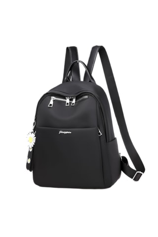 Taze Papatya Şekeri Rengi Sırt Çantası-siyah Siyah