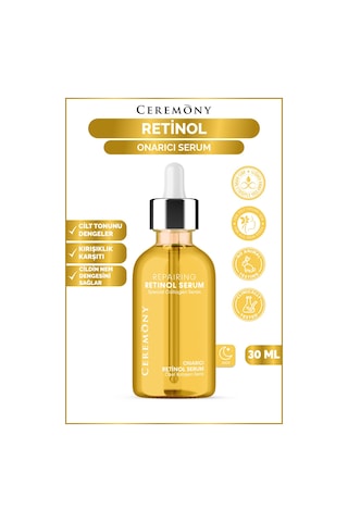 Ceremony Retinol Onarıcı Cilt Bakım Serumu 30 ML