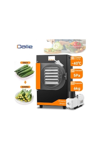 Dalle Dfd-06 Freeze Dryer Dondurarak Gıda Kurutma Fırını