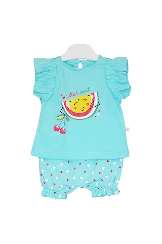 S-Mall Caramell Bebek Takımı - 2 Li - Tkk7047 - Fresh - Su Yeşili