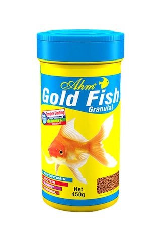 Ahm Gold Fish Granül Japon Balığı Yemi 100 Ml 450 Gr