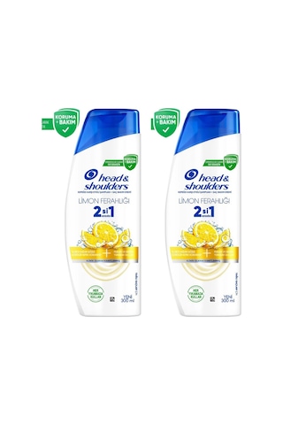 Limon Ferahlığı 2'si 1 Arada Kepeğe Karşı Etkili Şampuan X 2 Adet Yağlı
