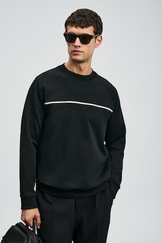 Lufian Erkek Sweat 112030181 Siyah Siyah