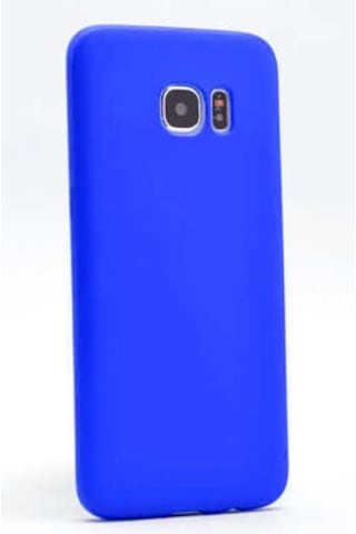 Samsung Galaxy Uyumlu S7 Edge Kılıf Esnek Yapılı İnce Slim Silikon Kapak Ryc/premier Lacivert