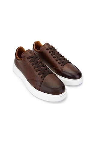 Tamer Tanca Erkek Hakiki Deri Kahverengi Sneakers & Spor Ayakkabı 04 3522 Erk Ayk Sk24-25 Kahve Fltr Kahverengi