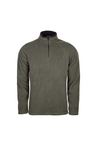 Evolite Fuga Kadın Mikro Polar Sweater - Haki Çok Renkli