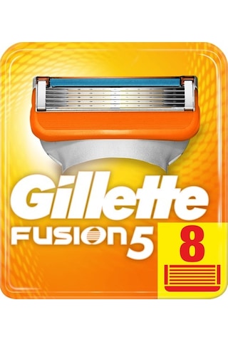 Gillette Fusion Yedek Tıraş Bıçağı 8'li Karton Paket