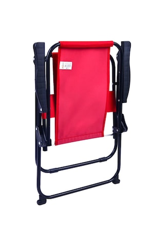 Exent Baby Dinazor 2-6 Yaş Lüx Çocuk Piknik Sandalyesi-mini Kamp Sandalyesi-kırmızı