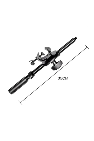 Microcase 35 Cm Ayarlanabilir 1/4 Vida Uçlu Tripod Uzatma Kolu Mikrofon Standı İçin Bağlantı Kelepçeli Boom Kolu - Al5901 35cm