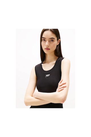 Tommy Hılfıger Kadın T-shırt Dw0dw21369-bds SIYAH